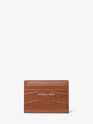 Hudson Crocodile Embossed Leather Bifold Wallet image number 0