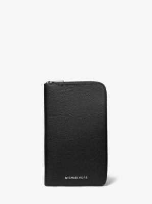 Michael Kors Leather Andy Slim Front Pocket Card Case Wallet Java - Travel  Trek Luggage & Travel Gear