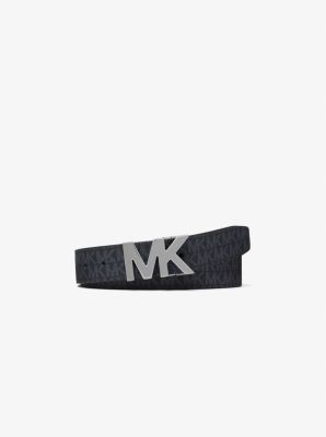 michael kors belt mens white