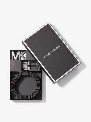 michael kors men's logo belt