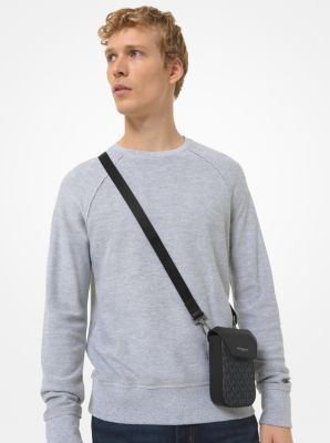 Michael Kors Gresyon Smartphone Crossbody Bag in Black for Men