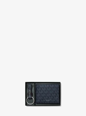 Logo Slim Billfold Wallet With Keychain image number 0