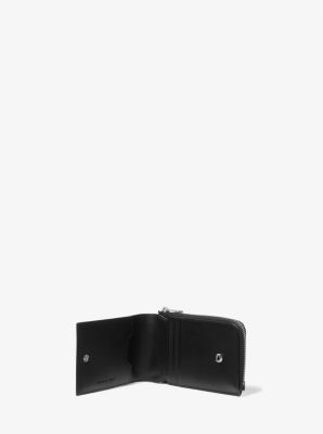 Billetera Varick de piel in NEGRO | Michael Kors