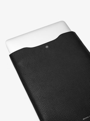 Medium Pebbled Leather Tech Sleeve