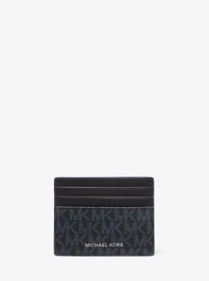 michael kors logo card case