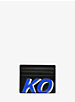 Grand porte-cartes Greyson en cuir aux lettres KORS image number 0