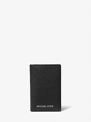 Hudson Pebbled Leather Bi-Fold Card Case