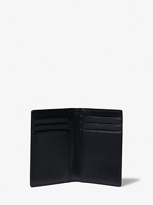 Hudson Pebbled Leather Bi-Fold Card Case