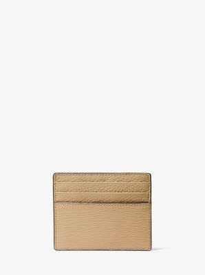 Porte-cartes Hudson en cuir in POIL DE CHAMEAU | Michael Kors