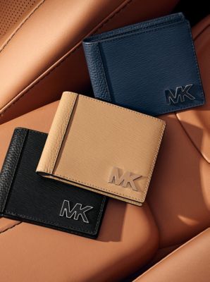 Michael Kors Hudson Pebbled Leather Bifold Wallet