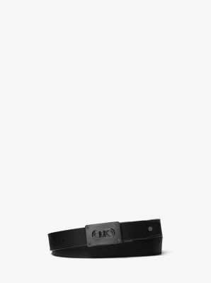 Reversible Leather and Logo Belt image number 0