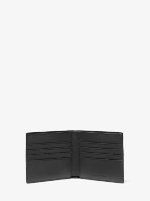 Varick Empire Logo Jacquard Billfold Wallet