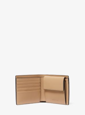 Billetera Hudson de piel