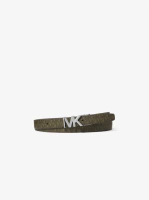 Reversible Signature Logo and Leather Belt