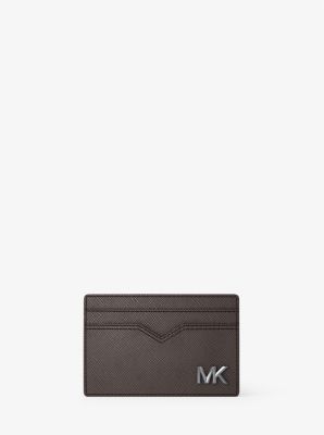 Porte-cartes Edison en cuir saffiano