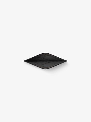 Porte-cartes Edison en cuir saffiano