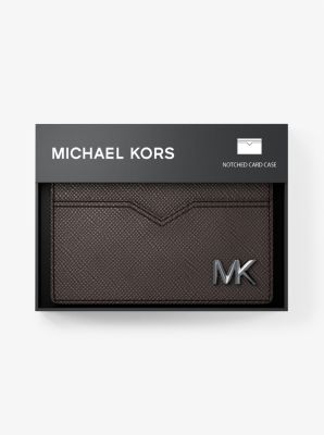 Porte-cartes Edison en cuir saffiano