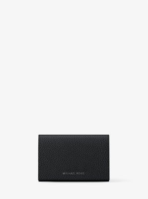 Hudson Pebbled Leather Card Case