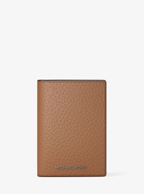 Hudson Pebbled Leather Folio Card Case