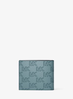 Porte-billets Hudson en cuir gaufr&eacute; &agrave; logo et &agrave; rabat in CHAMBRAI | Michael Kors