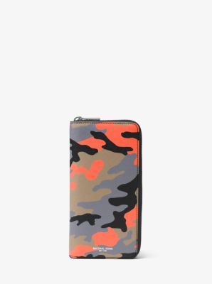 Harrison Camouflage Zip-Around Wallet 