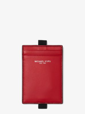 sale! Michael Kors★marquertry patchwrk card case leather Pebbled Leather Card Case | Michael Kors [US]