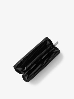 Kent Metallic Camo Leather Zip-Around Wallet