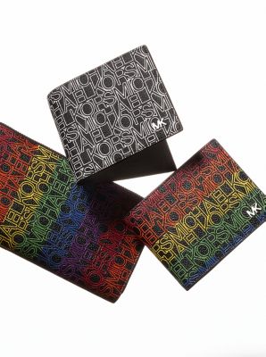 Graphic Logo Billfold Wallet With Passcase