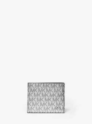 Metallic Logo Slim Billfold Wallet | Michael Kors