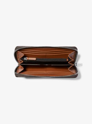Hudson Pebbled Leather Zip-Around Wallet image number 1