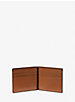 Color-Block Logo Billfold Wallet with Keychain image number 1