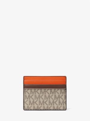 Porta carte di credito Hudson grande color-block con logo image number 1