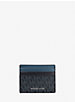 Grand porte-cartes Hudson à blocs de couleurs et à logo image number 0