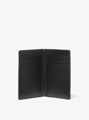 Porte-cartes Hudson &agrave; deux rabats et &agrave; logo dispers&eacute; in COMBINAISON BLANC | Michael Kors