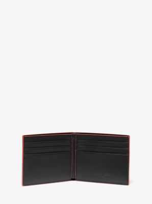 Ferragamo Copper leather card holder