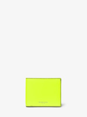 Top 34+ imagen michael kors neon wallet