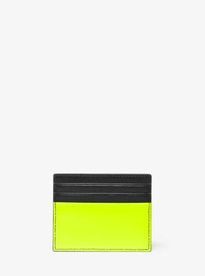 Henry Neon Leather Card Case image number 1