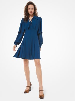 Michael kors shop tie neck dress