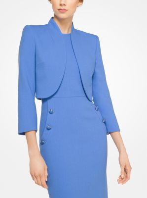 Stretch Boucl&eacute;-Crepe Sheath Dress