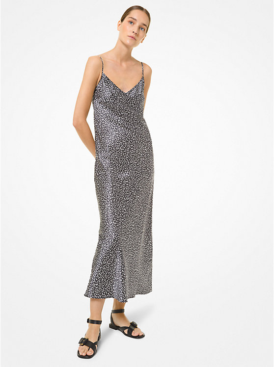 Micha Leopard Slip Dress Micha Leopard Slip Dress