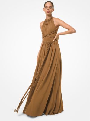 New season Tank Dress Maxi in soft textured luxurious Italian