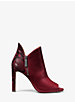 Alane Leather and Python Embossed Open-Toe Ankle Boot image number 1