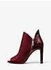 Alane Leather and Python Embossed Open-Toe Ankle Boot image number 2