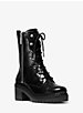 Anaka Crinkled Leather Combat Boot image number 0