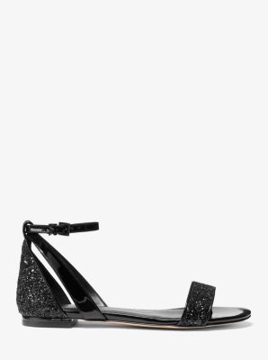 Cardi Glitter and Patent Leather Sandal