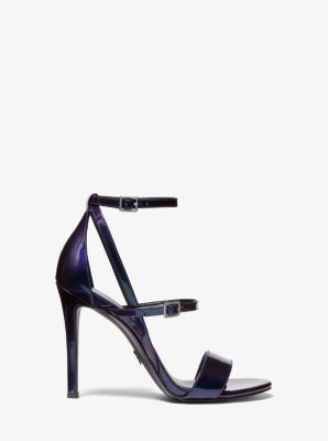 Sandale Cardi en cuir verni iris&eacute;