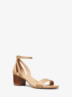 Cardi Flex Leather Sandal | Michael Kors