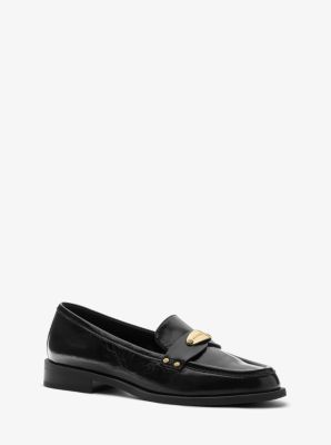 michael kors loafers black