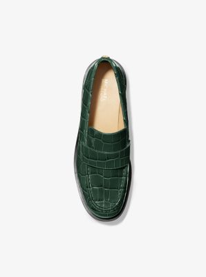 Michael kors cheap loafers womens green