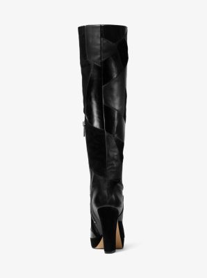 michael kors patchwork boots